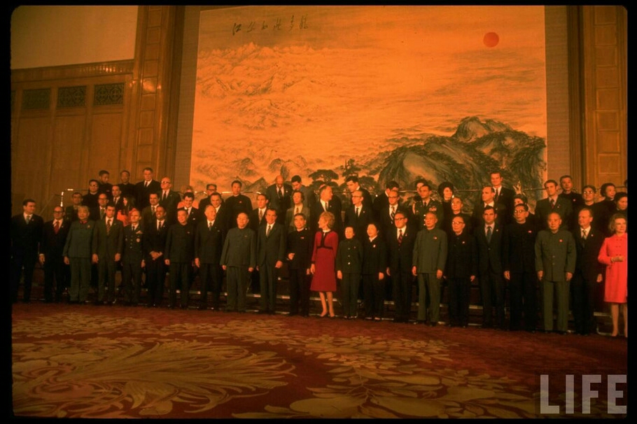 72年尼克松访华全套彩色照片