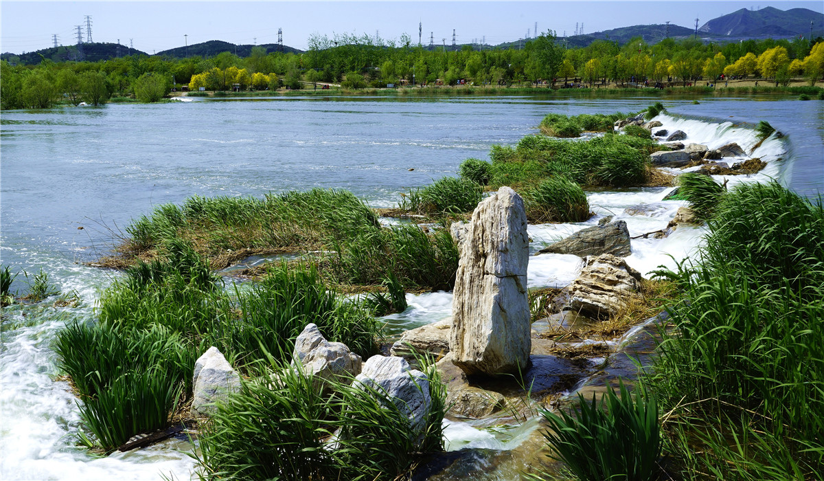 黄河水流入永定河,莲石湖公园碧波荡漾