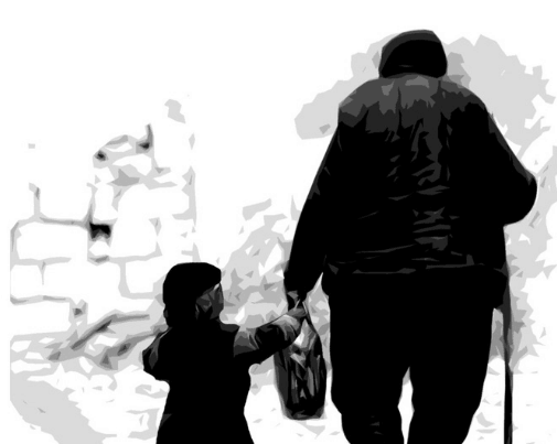 古树下一道苍老的背影作者:马卡丹改编:左旗诵读:水滴