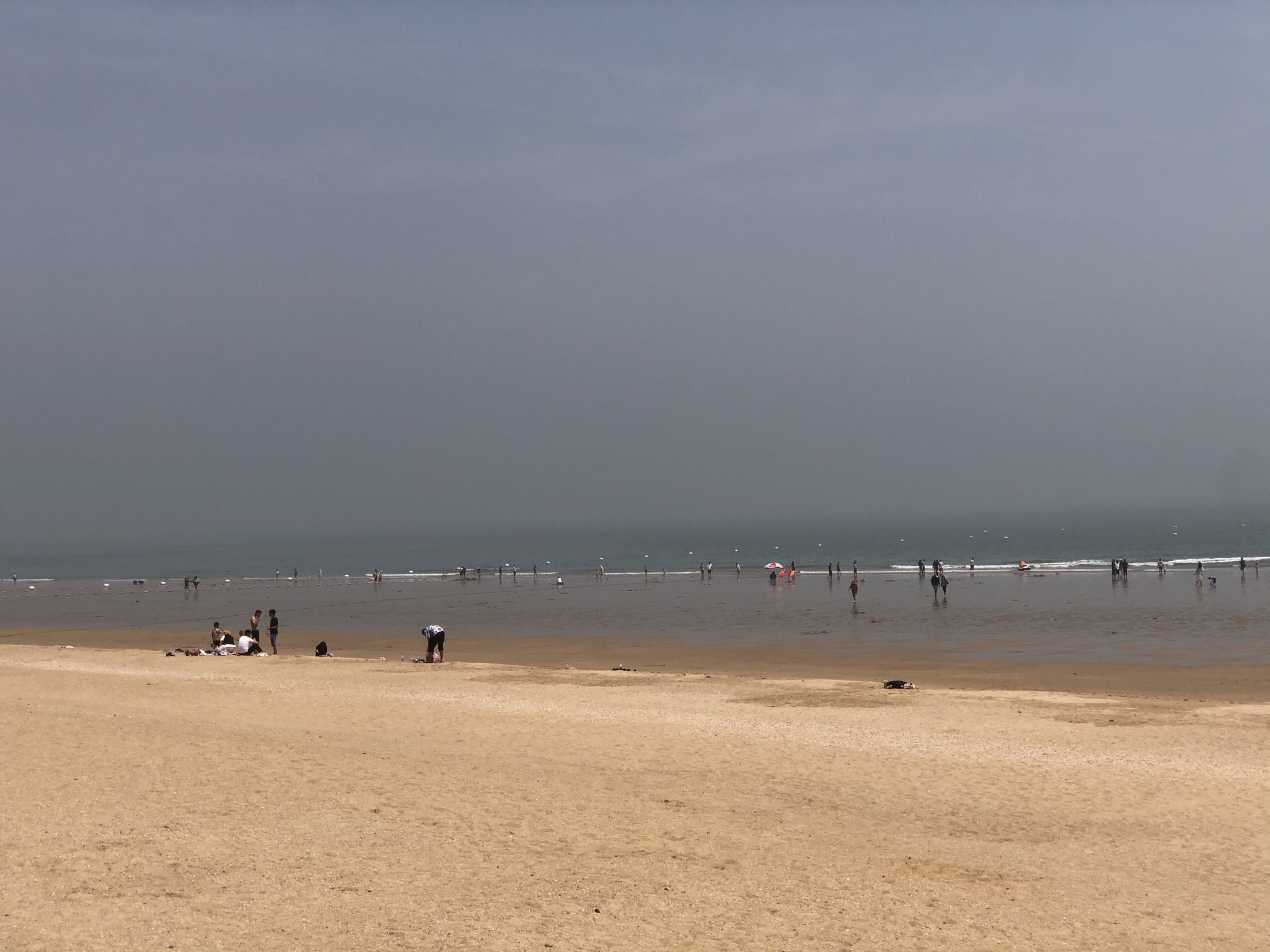 美丽的江苏连云港连岛大沙湾景区