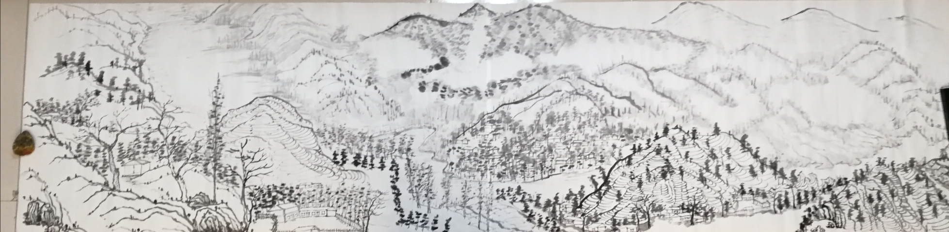 驰车纵游路几千,大别山间走泥丸.无限茶途收眼底,历经艰辛苦亦甜!
