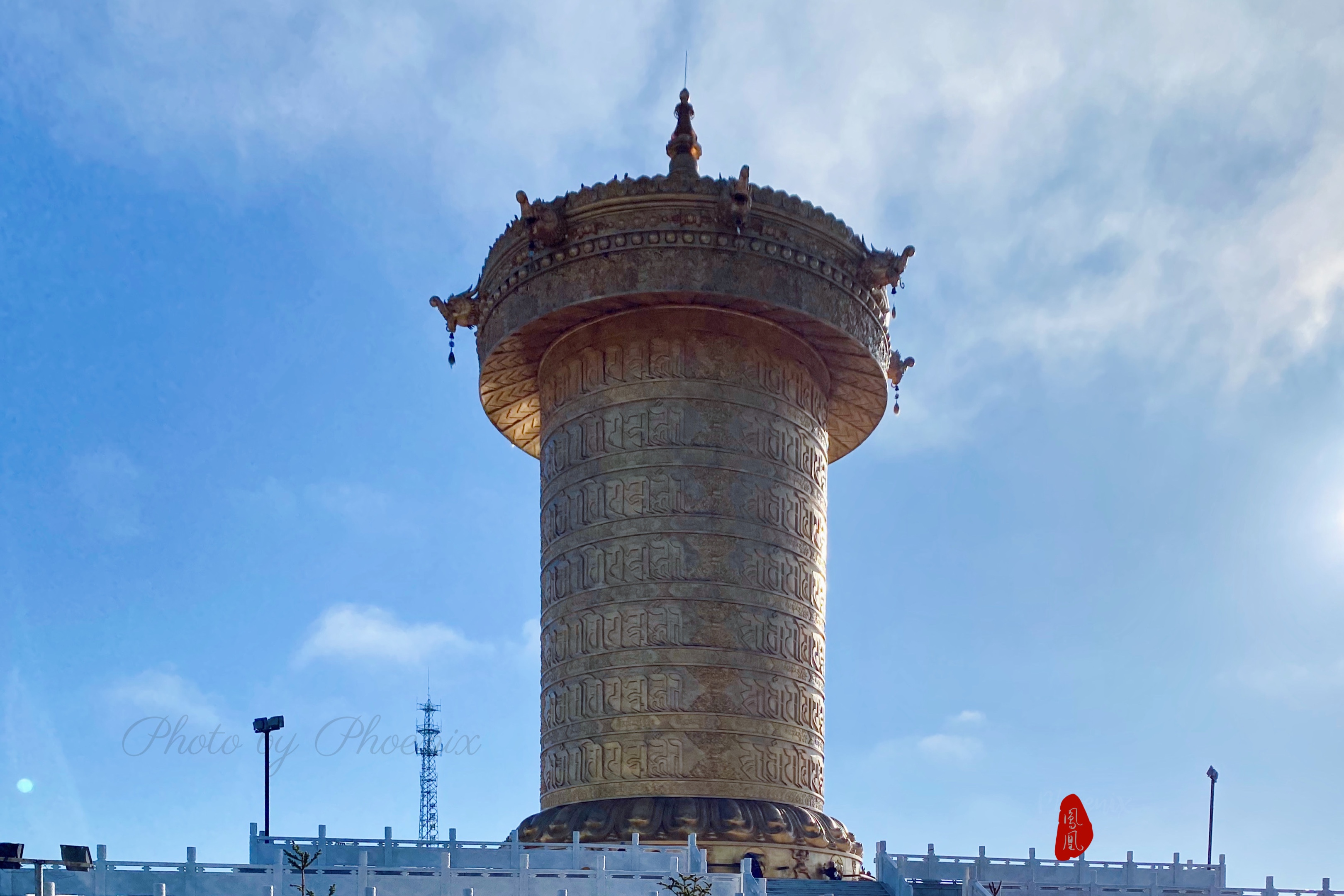 全球最大转经筒.宁玛寺大藏经转经筒[首发]