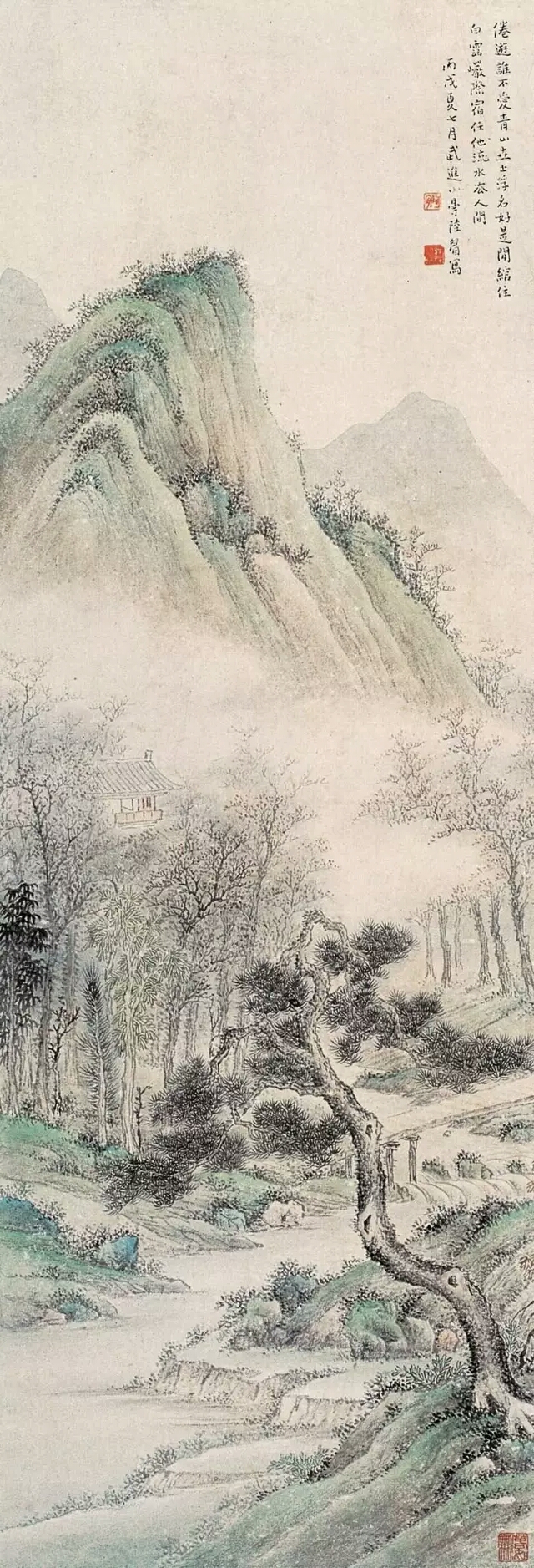 清代著名宫廷画家华岩大师精选画作