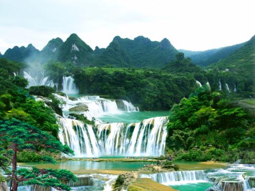 高山流水诵读亲恩&溪流