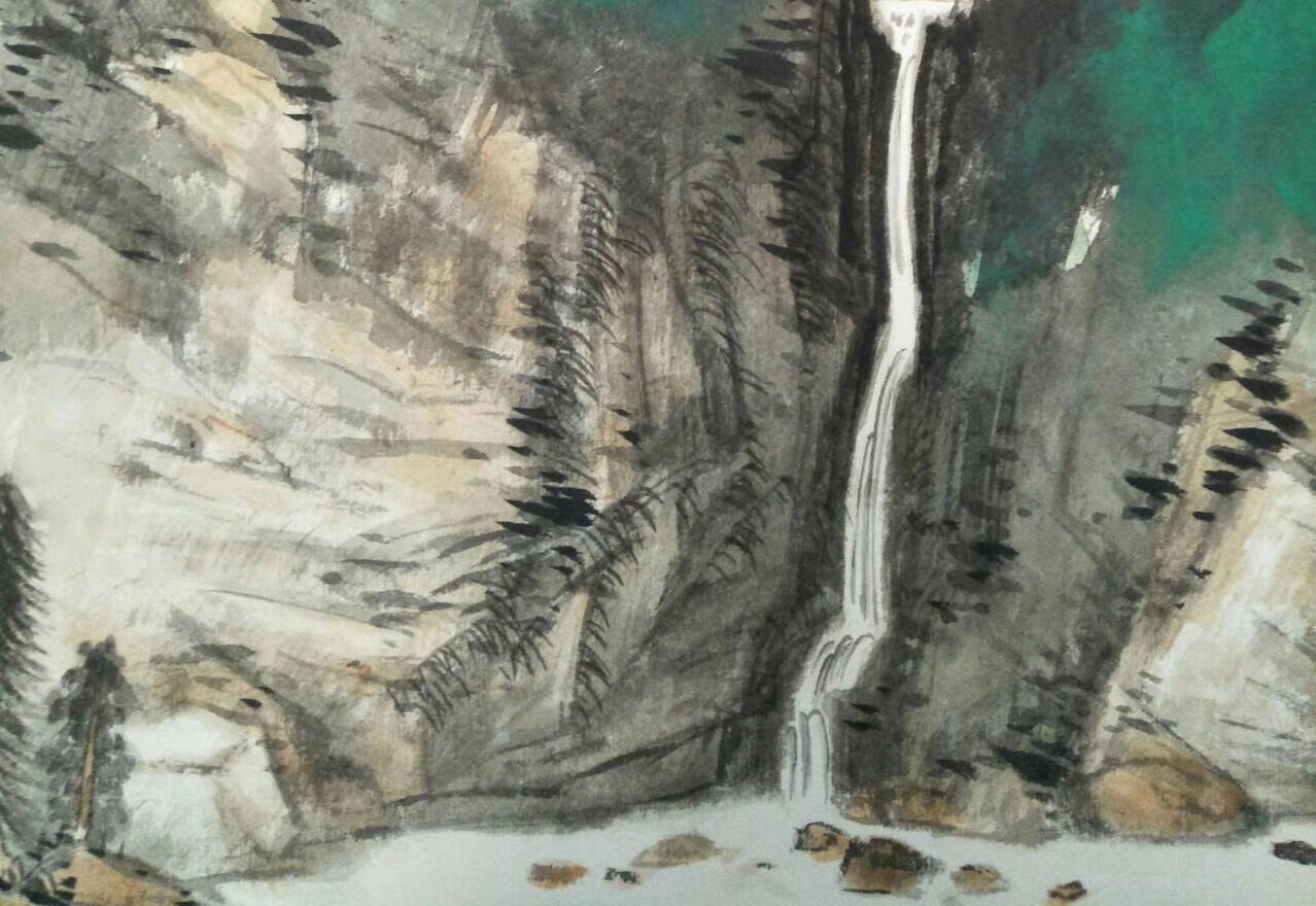 青年画家高宽山水画作品定制