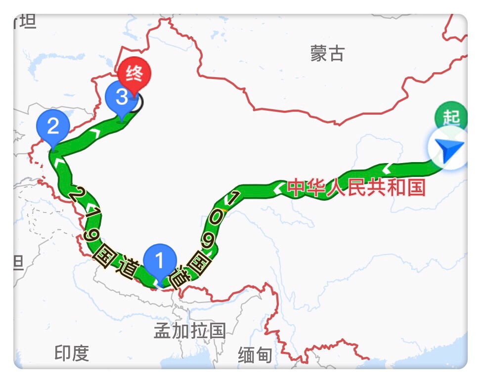 新藏线和天山独库公路,在12000公里的行程中,青藏线,新藏线4000多公里