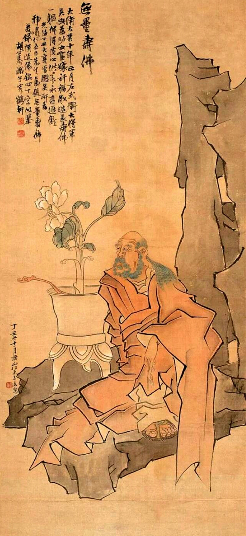 中国著名大画家任熊精选画作欣赏a篇