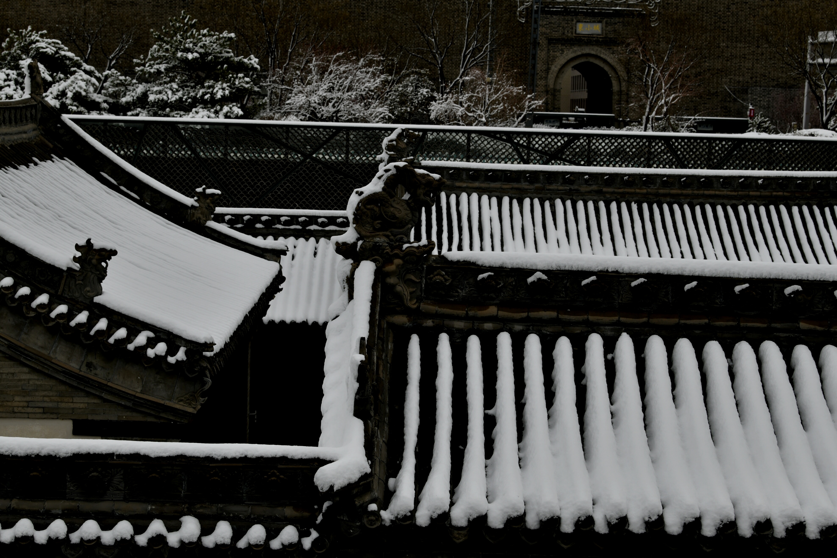 雪景古建筑【首发】