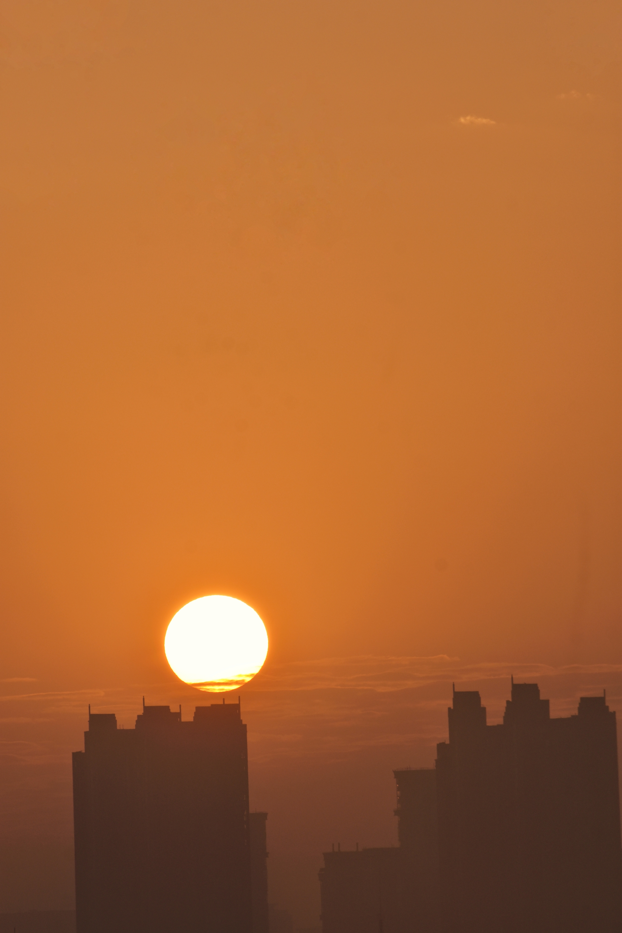 今天早晨的日出