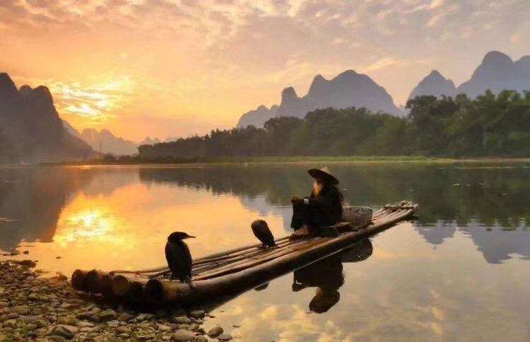 夕阳河畔（图3）