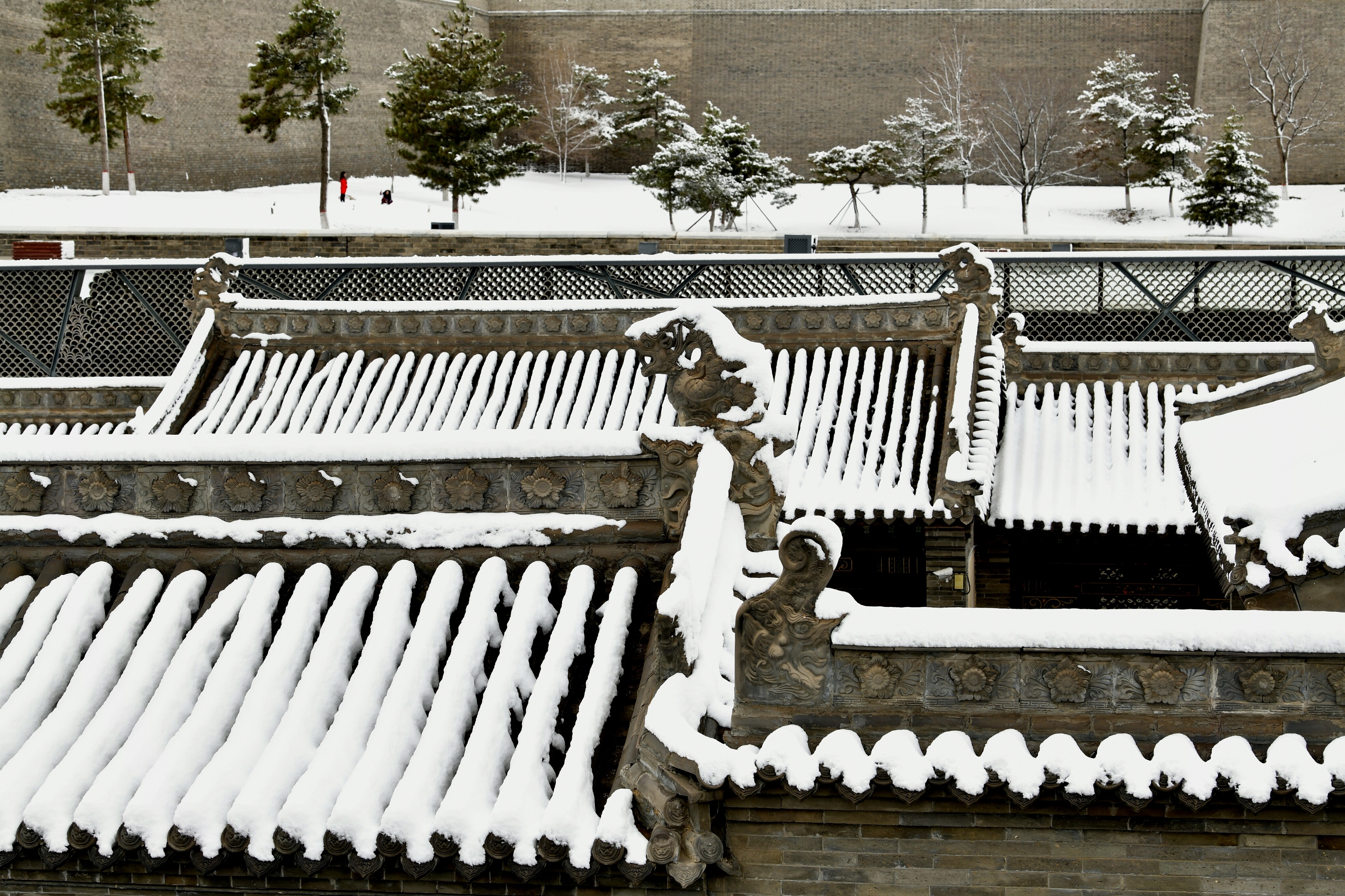 雪景古建筑【首发】