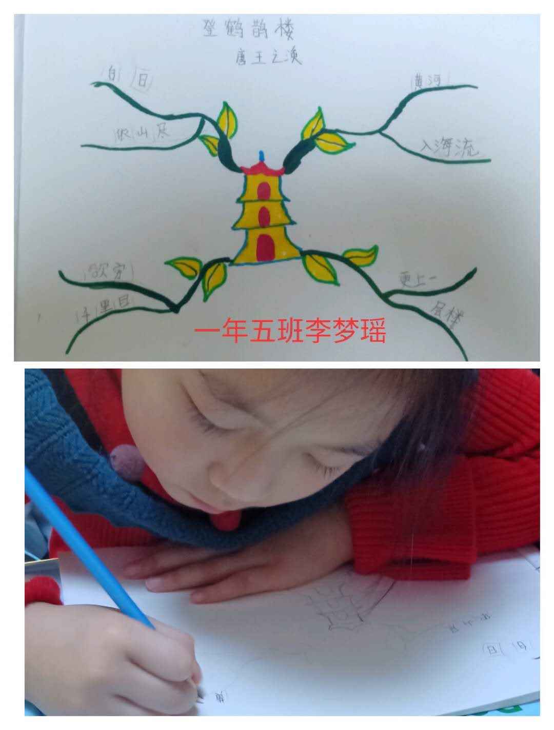 古诗和思维导图的相约一一一年五班学习能力提升篇