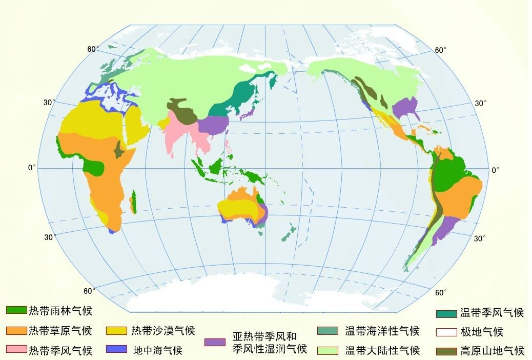 亚洲气候类型分布亚洲主要气候类型有:热带雨林气候热带草原气候(疑惑