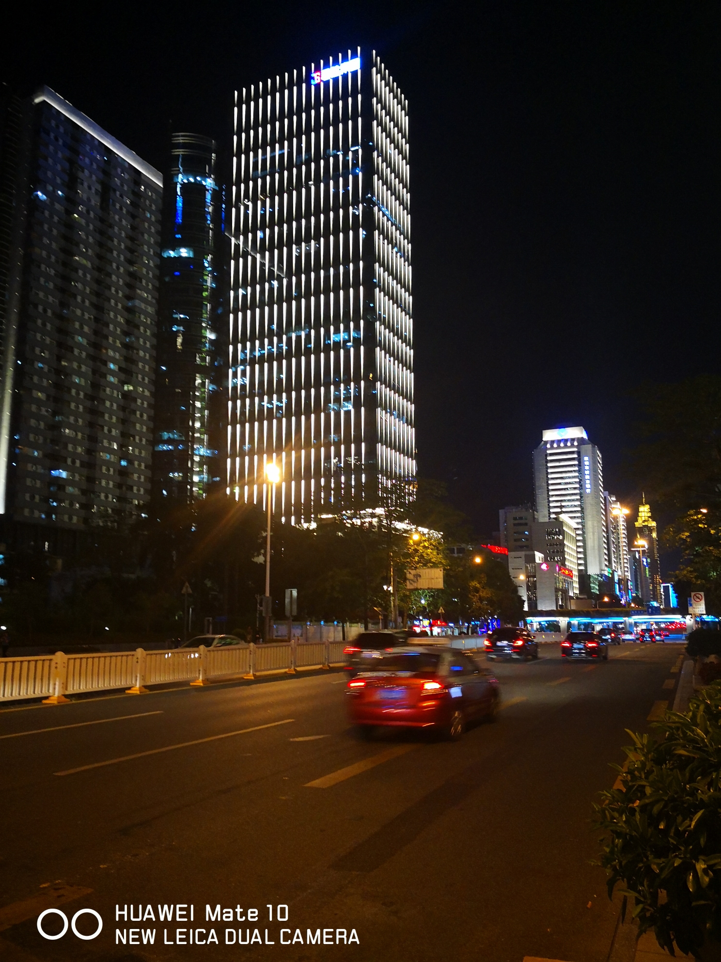 深圳布吉河两岸夜景