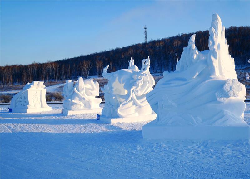 牙克石凤凰山滑雪场冰雪运动的训练基地