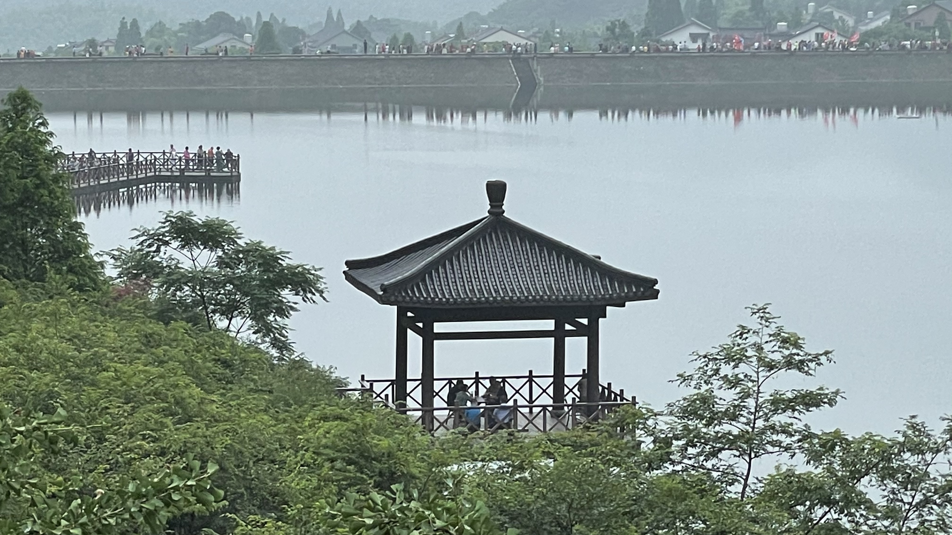 浙江长兴水口顾渚水库美景