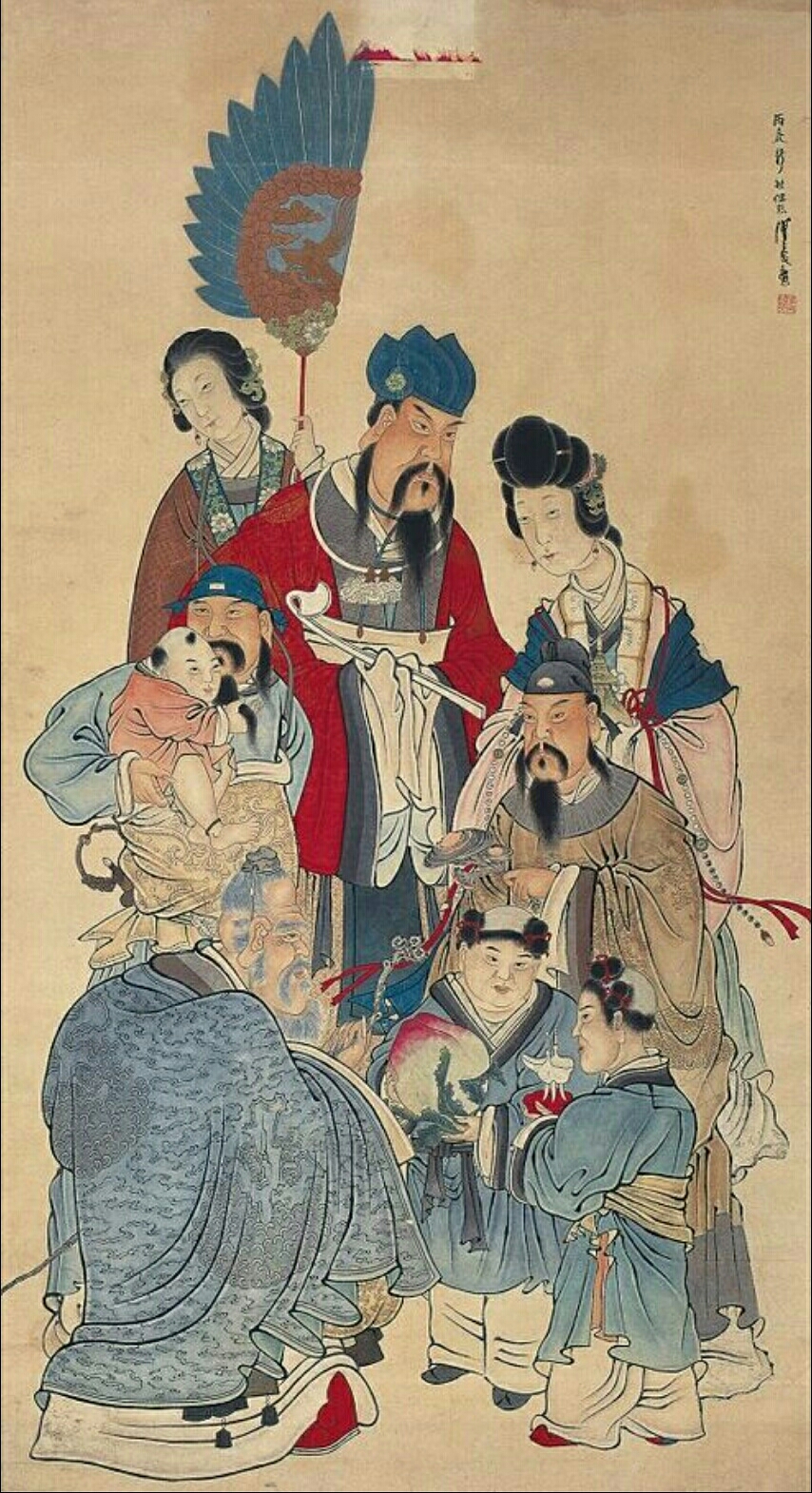 清代著名大画家任熊精选画作欣赏b篇