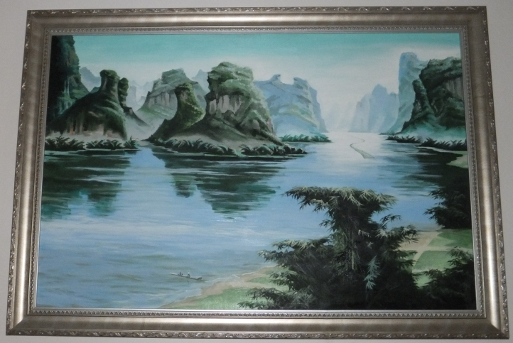 油画《林间 油画《不爱红装爱武装 水粉画《与山河同在》