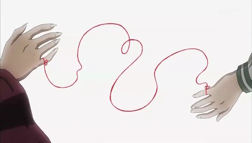 春暖花开月夜佳期 男人和女人 被月亮下的老人 抛出一根长长的红线 拴