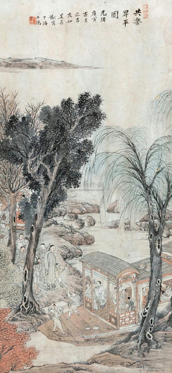 清代著名大画家任熊精选画作欣赏b篇