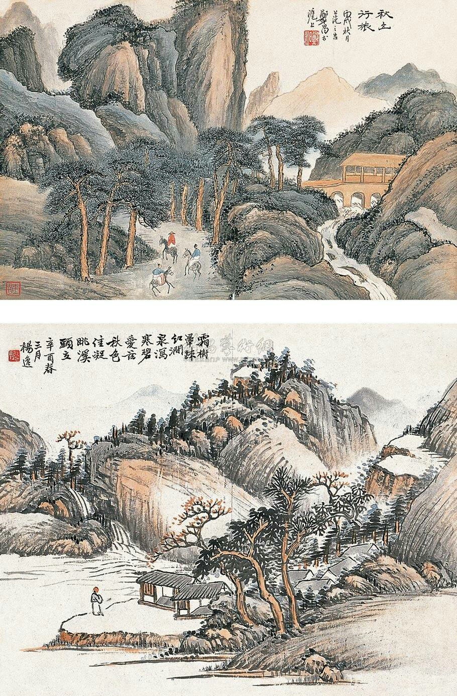 中国著名大师郑午昌山水画精选作品(续篇)