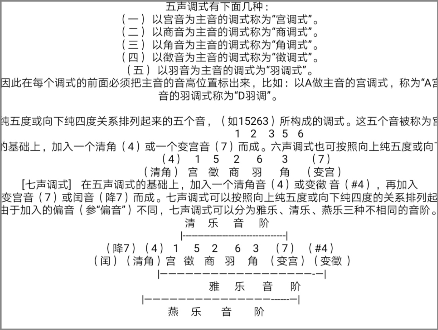 唱歌何为五音六律何为五声调式基础课