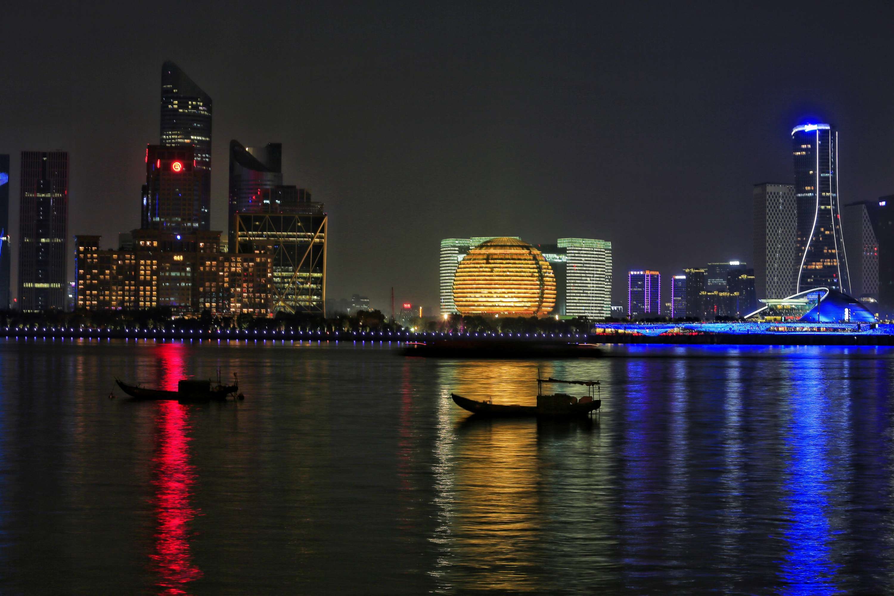 钱江新城夜景