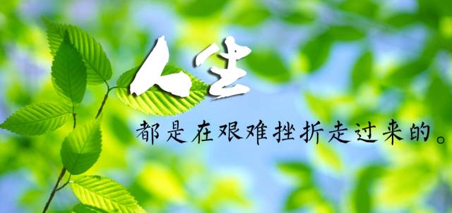 遇到瞬间的悲欢离合不要去埋怨你的人生那是一种常态