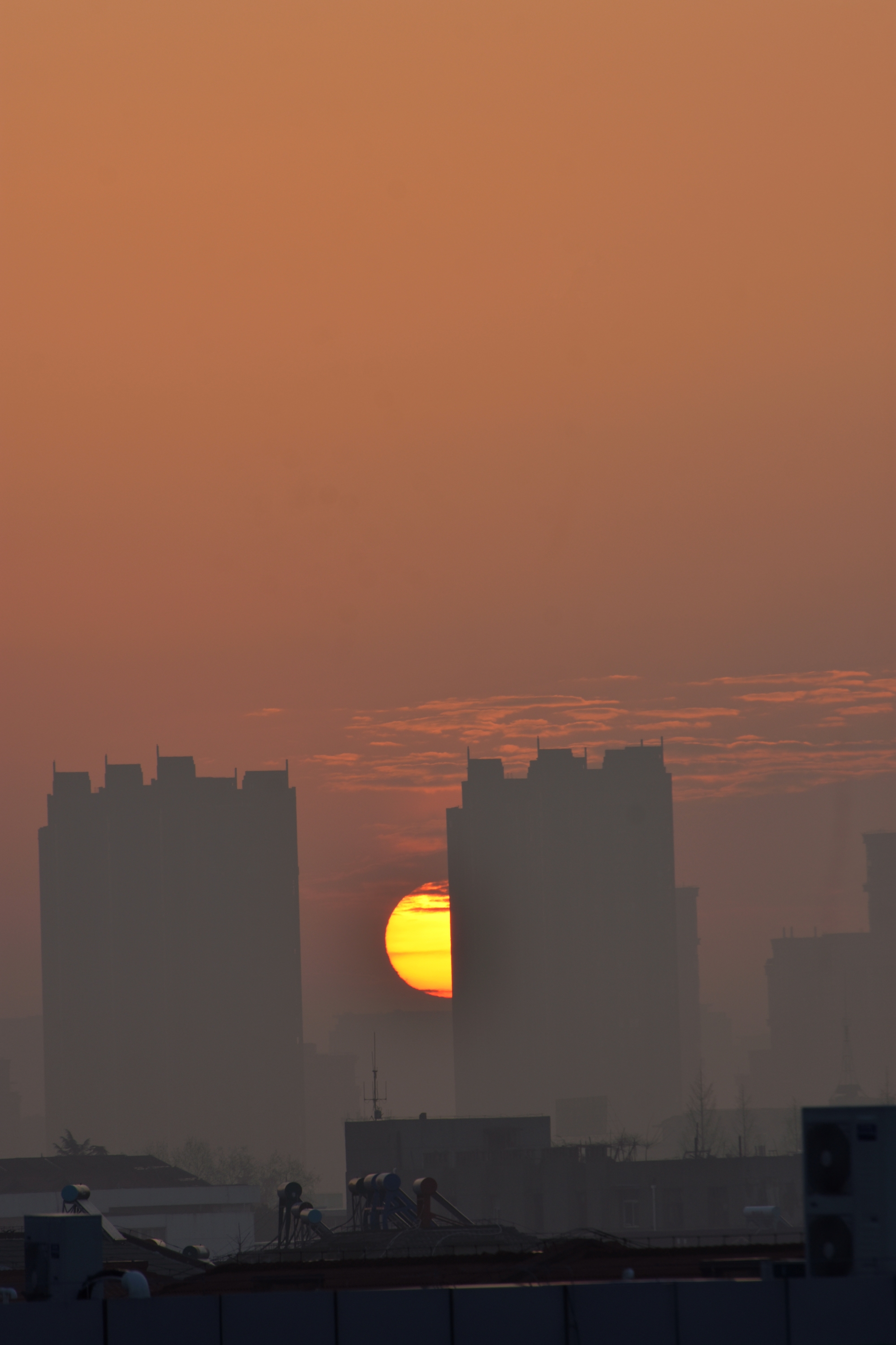 今天早晨的日出