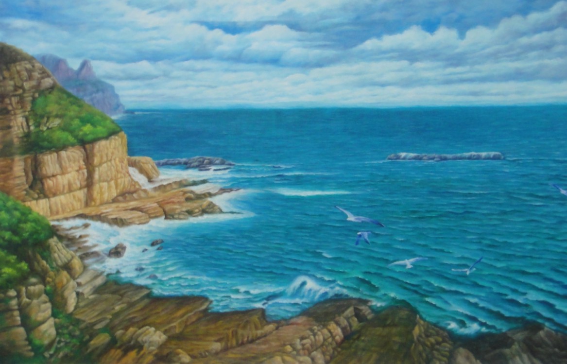 空灵仙境作者夜笛诵读编辑油画蓝色多瑙河