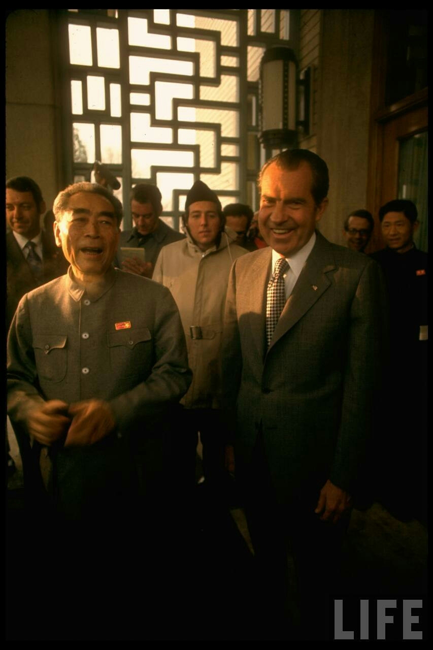 72年尼克松访华全套彩色照片