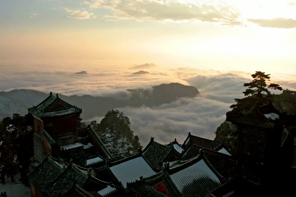 武当山雪景美