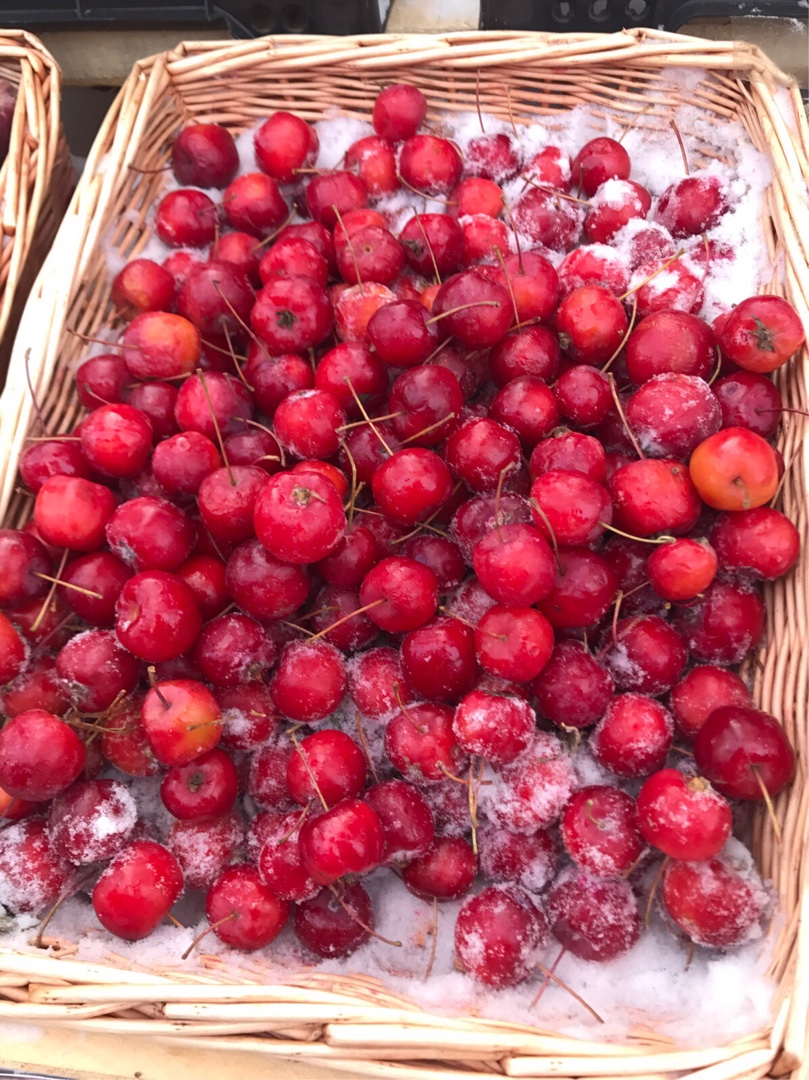 海棠果能冻着吃吗,海棠果可以冷冻吗,冰冻的桃子海棠(第7页)_大山谷图库