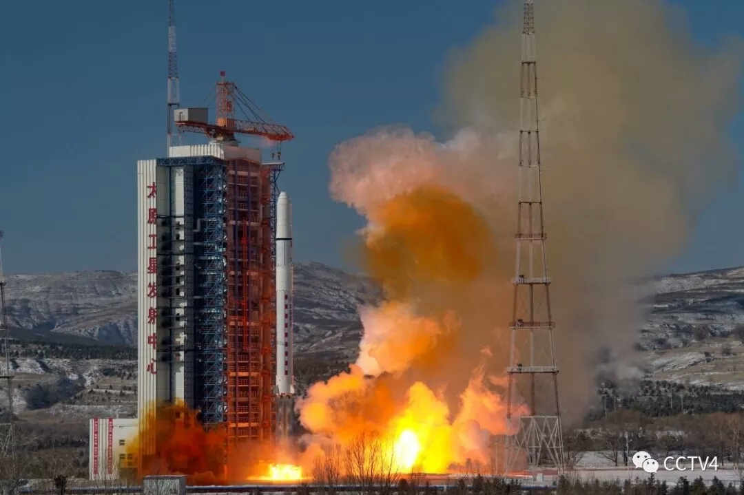 1月9日11時24分中國在太原衛星發射中心用長征二號丁運載火箭將高景