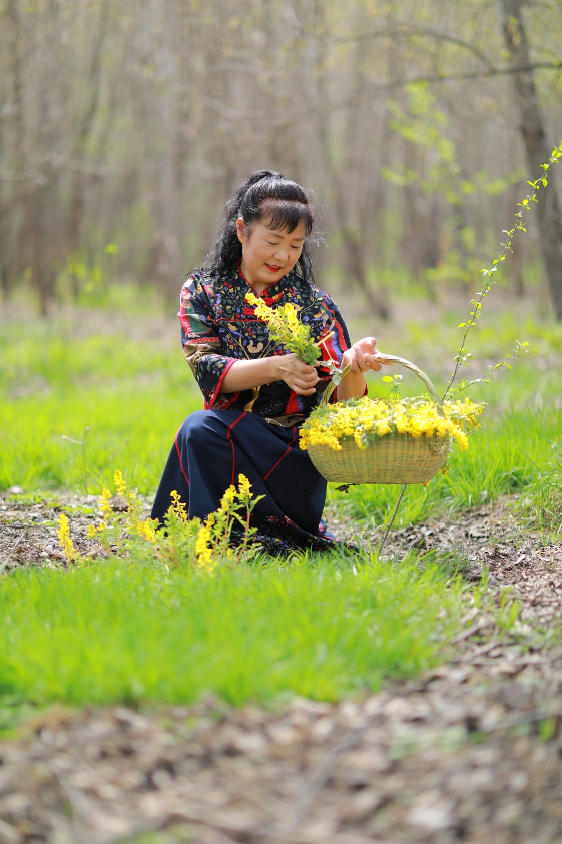 (原片外景人像摄影)春花