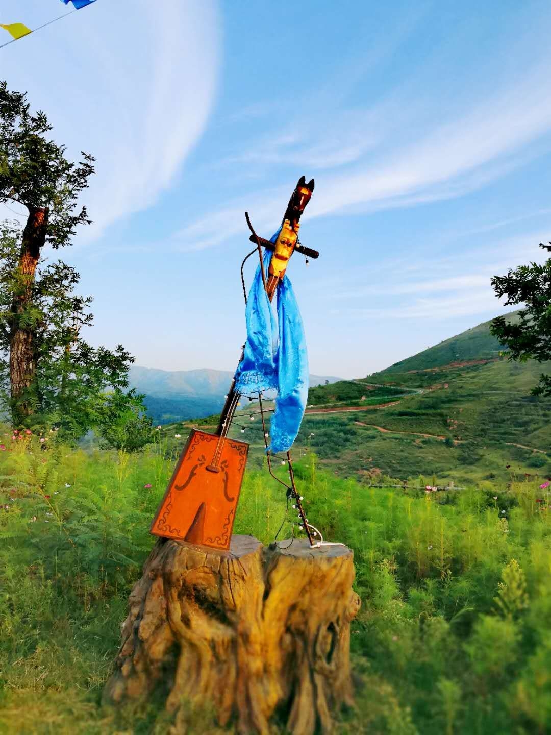 风光秀美万安山高山牧场让你体验蒙古族别样风情