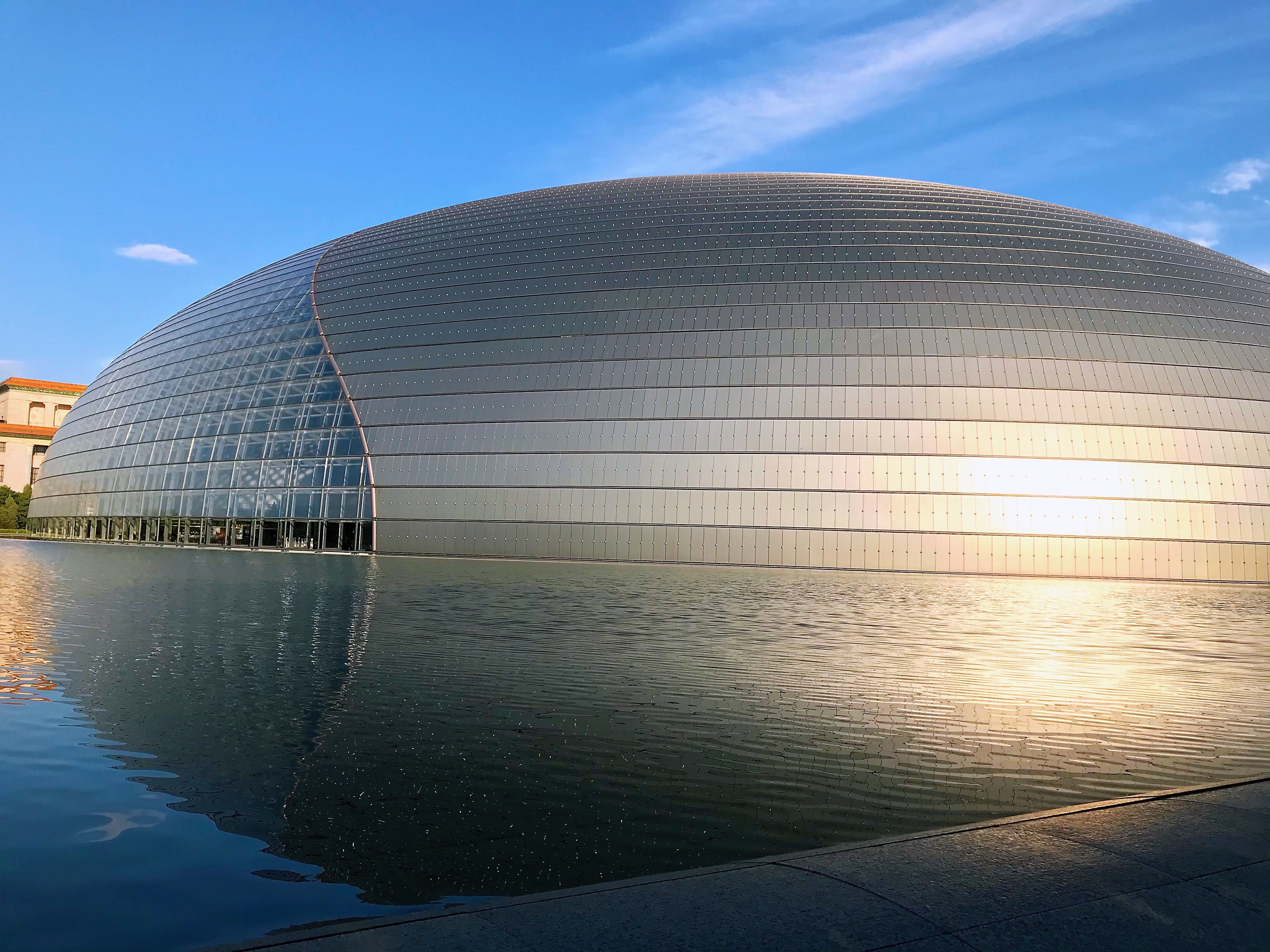 0mm   iso:20  中国国家大剧院由 法国建筑师保罗·安德鲁主持设计
