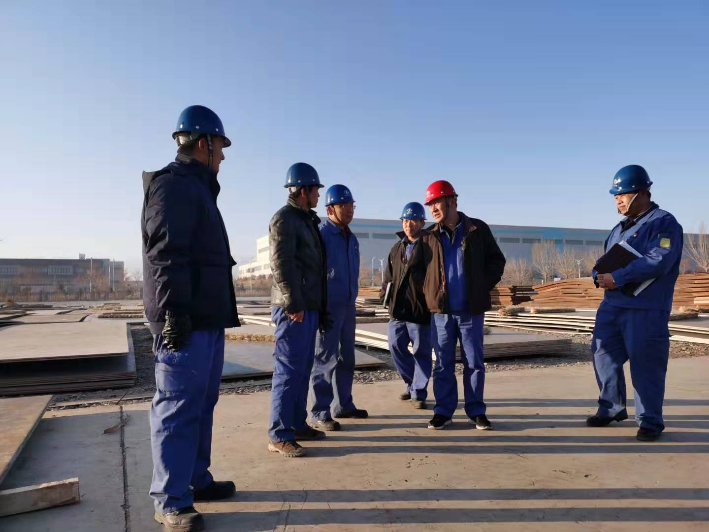 酒钢集团西部重工公司董事长总经理孔祥锐对天成公司安全生产集中整治