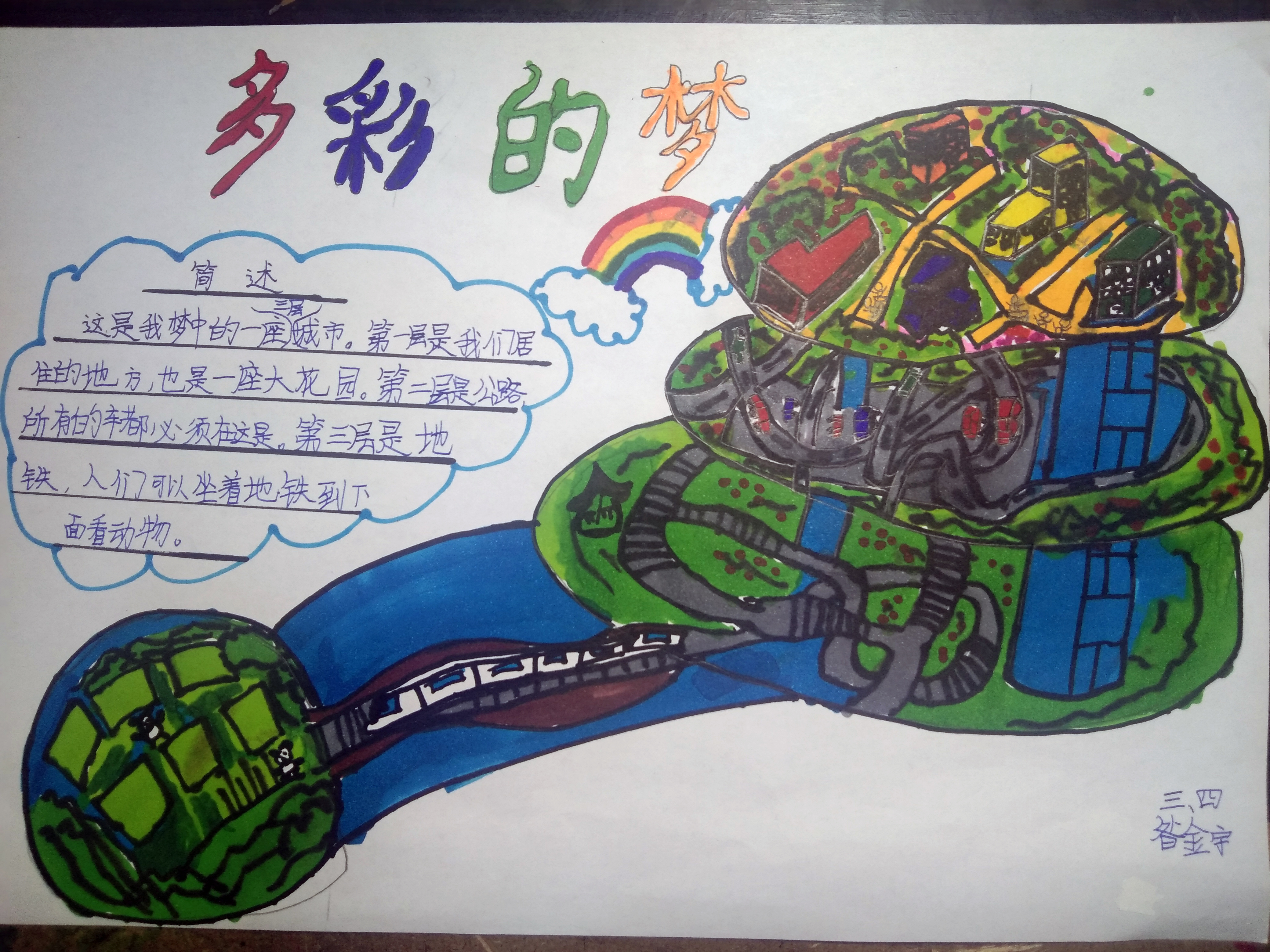 第七周多彩的梦作品欣赏