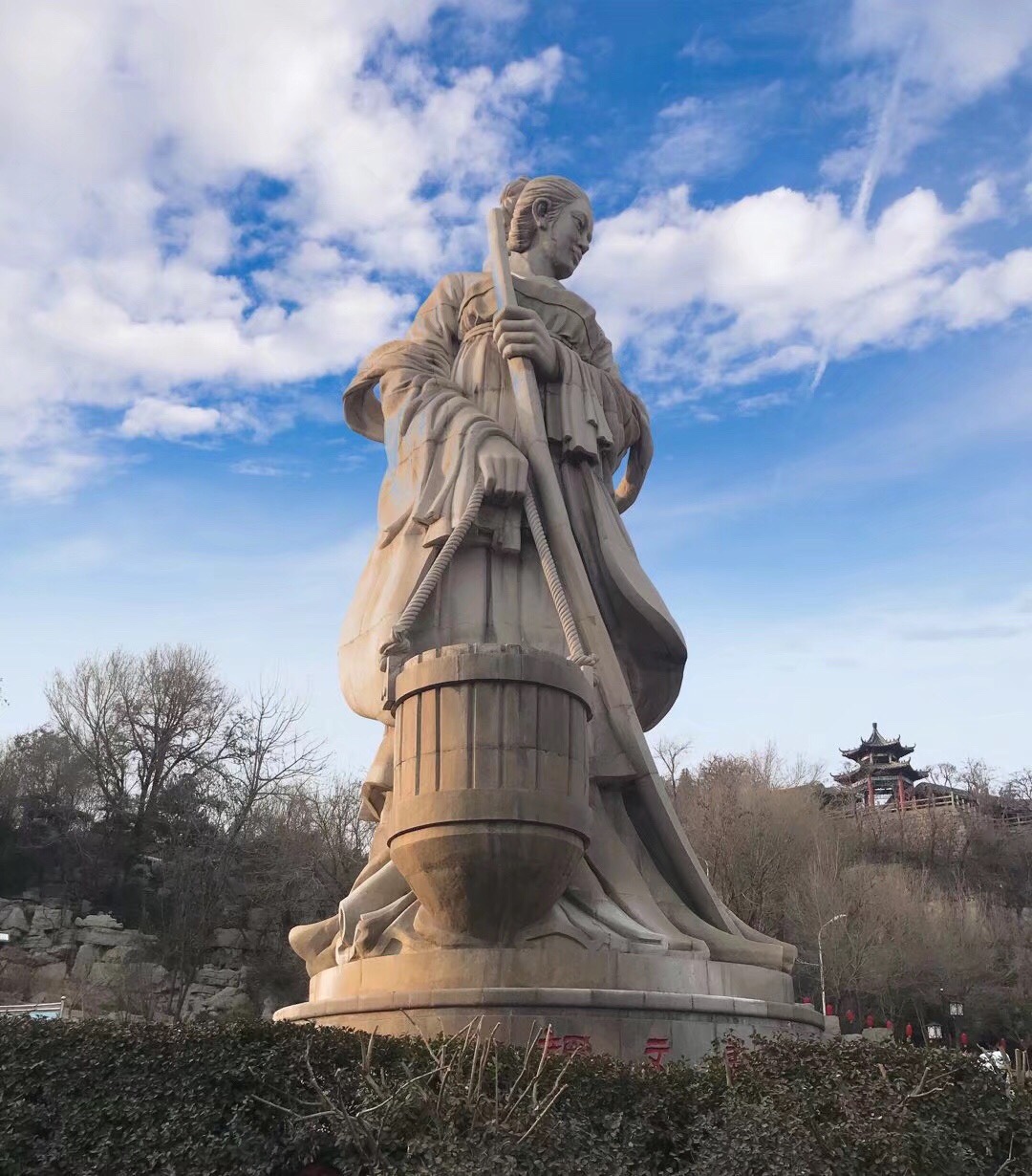 山东淄博市博山区文姜广场