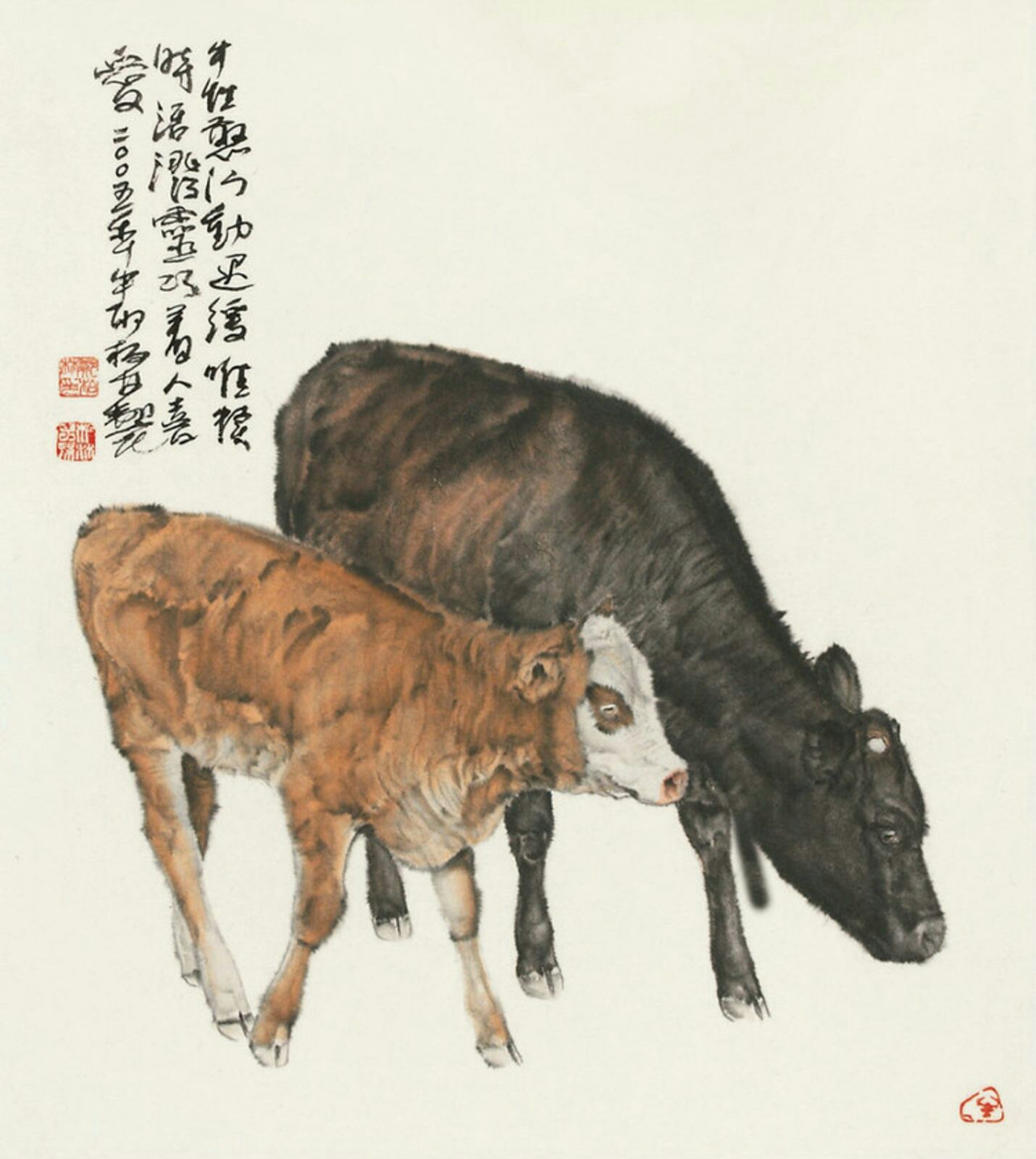 看看古今历代哪家大师画牛强