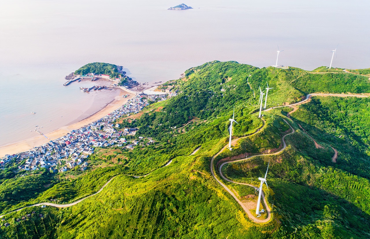 开山岛全貌图片