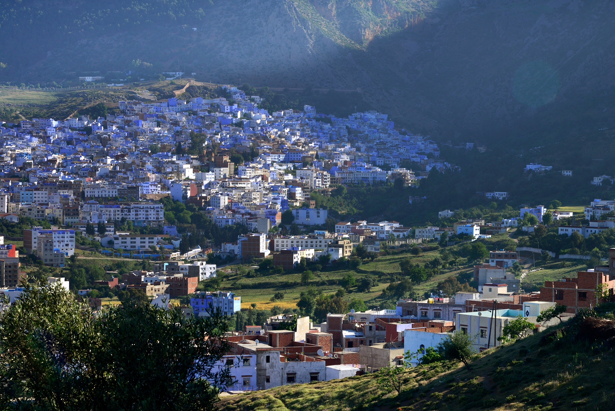 摩洛哥舍夫沙万蓝色小镇