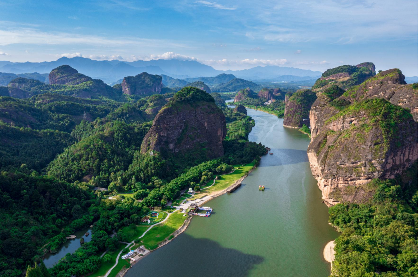 江西龙虎山全景图图片