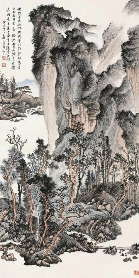 中国著名大师郑午昌山水画精选作品(续篇)
