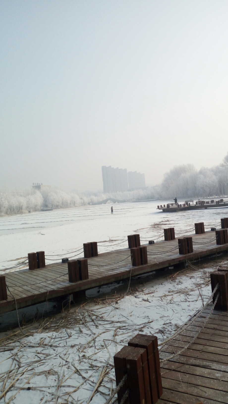 雪后的苏力德公园