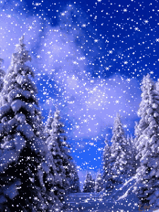 下雪天动态壁纸图片