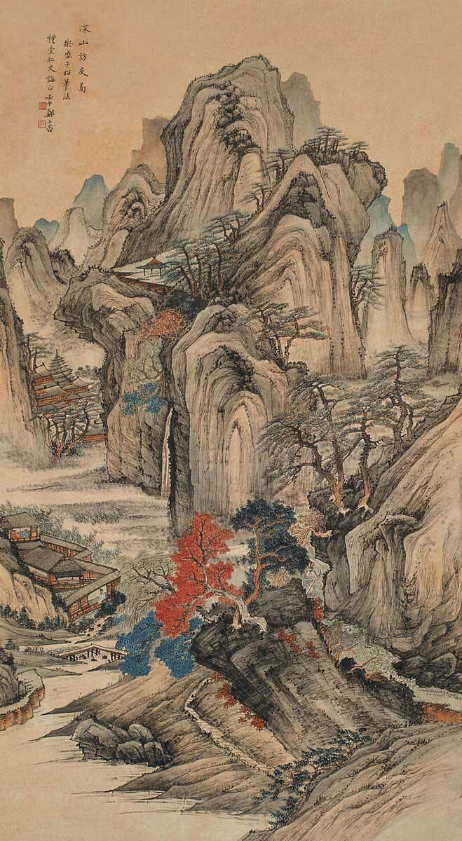 中国著名大师郑午昌山水画精选作品(续篇)