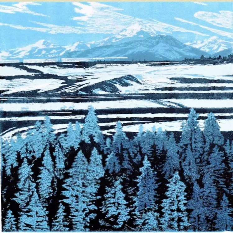 铁道兵画家张衍海版画作品欣赏