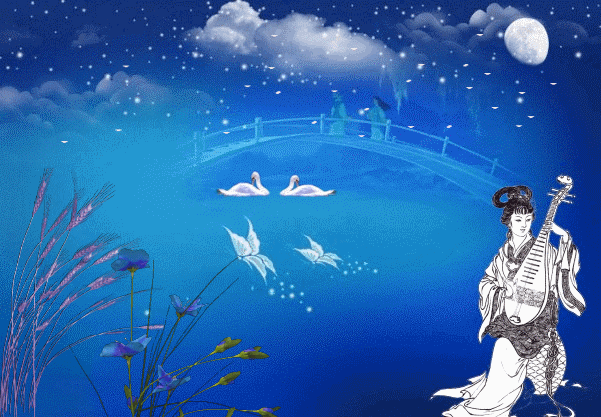 小鸟清晨唱树梢,窗前敲响起床号. 霞光万道铺江心,碧海蓝天影谷道.